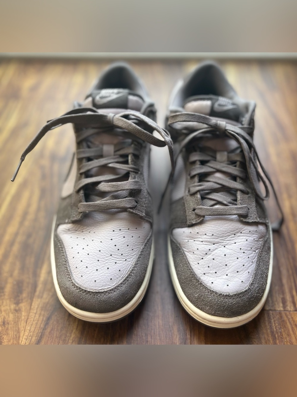 Nike Dunk Low Retro SE, Grey Fog/Medium Ash Leather & Suede Men’s 9.5